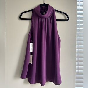 Babaton Vitae Dewberry Purple Sleeveless Top